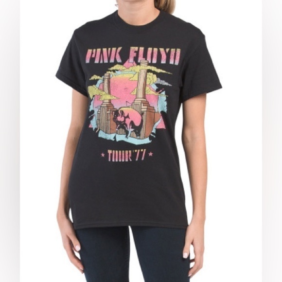 NEW Goodie Two Sleeves Pink Floyd Tour ‘77 in Black - Picture 1 of 4